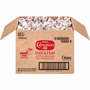 Carnation Half & Half Creamer - Half and Half Flavor - 360/Carton