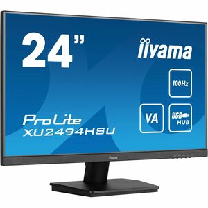iiyama ProLite XU2494HSU-B6 24inch Full HD LED Monitor - 16:9 - Matte Black - 23.8inch