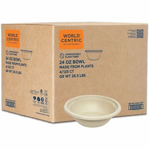 World Centric Compostable Fiber Bowl