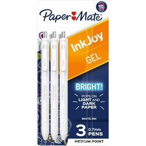 Paper Mate Inkjoy Gel Bright! Pens, Medium Point (0.7mm)