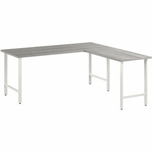 Bush Business Furniture Hustle 72W x 30D L Shaped Computer Desk with Metal Legs