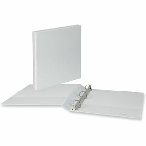 Universal Slant D-Ring View Binder, 3 Rings, 1" Capacity, 11 x 8.5, White, 12/Carton - 1" Binder Capacity - Letter - 8 1/2" x 11" Sheet Size - 220 Sheet Capacity - 3 Ring - Fa