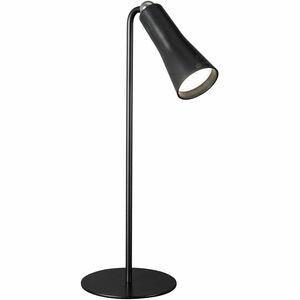 OttLite Switch 3-in-1 Rechargeable Task Lamp - LED Bulb - Rechargeable Battery, ClearSun LED, USB Charging, Touch-activated - Black - for Notebook