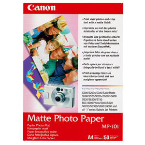 Canon 7981A005 Photo Paper - A4 - 210 mm x 297 mm - Matte - 50 x Sheet