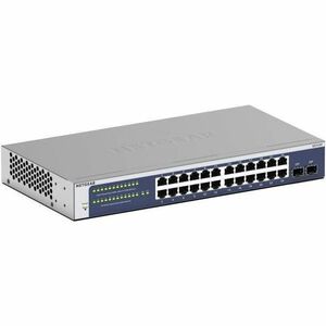 Netgear GS724T 24 Ports Manageable Ethernet Switch - Gigabit Ethernet - 10/100/1000Base-T, 1000Base-X - 3 Layer Supported - 2 SFP Slots - 13.50 W Power Consumption -