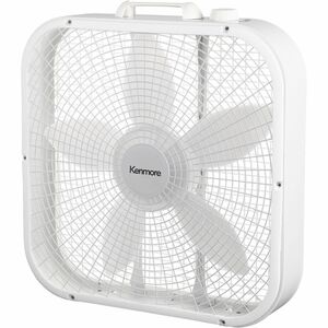 Kenmore Box Floor Fan - 3 Speed - White