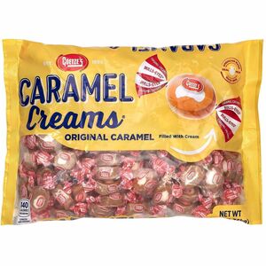 Green Rabbit Cgoetze's Caramel Creams Candies - Caramel - Individually Wrapped - 3 lb - 1 / Carton