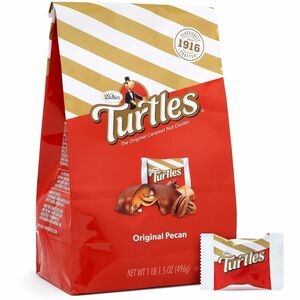 Green Rabbit DeMet's Original Turtles - Original Pecan - Individually Wrapped - 1.09 lb - 1 / Carton