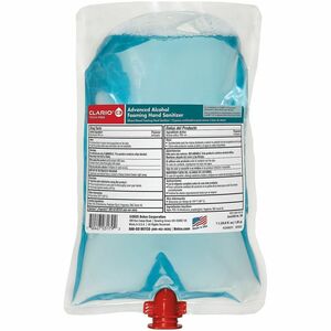 Betco Advanced Hand Sanitizer Foam Refill - Citrus Scent - 1.06 quart - Kill Germs - Hand, Skin - Moisturizing - Light Blue - Non-sticky, Residue-free, Non-drying, Anti-irrita