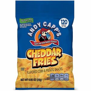 AndyCapps Cheddar Fries - Cheddar Cheese, Corn - 1 Carton
