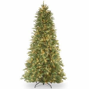 National Tree Tiffany Fir Christmas Tree - Green - Christmas Theme - Vertical