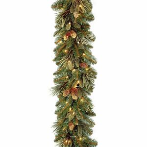 National Tree Carolina Pine Decorative Garland - Green - Christmas Theme