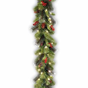 National Tree Crestwood Spruce Decorative Garland - Green - Christmas Theme