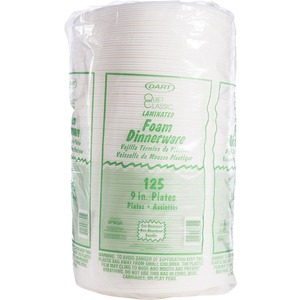 Dart Quiet Classic 9" Laminated Foam Plates