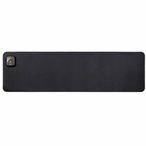 Victor Heetz Small Heated Desk Pad - 27.6" Width - Faux Leather - Black
