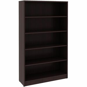 Lorell Essentials Espresso Laminate Bookcase