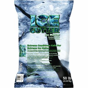 Zep Commercial ICE CUTTER® Time-Release Ice Melt - Pellet - Sodium Chloride, Potassium Chloride, Magnesium Chloride -10°F (-23.3°C) - 50 lb - 49 / Each