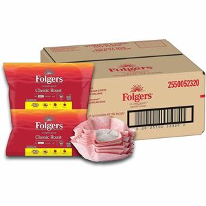 Folgers® Filter Pack Coffee - Filter Pack - Classic - 40 / Carton
