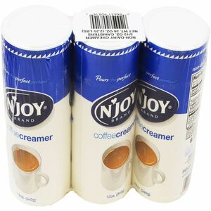 N'JOY Powdered Creamer - Original Flavor - 0.75 lb (12 oz) - 3 / Pack