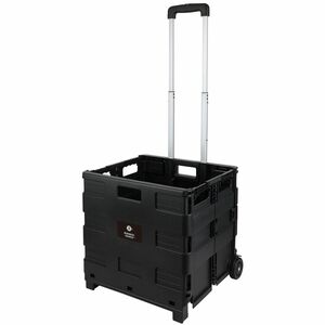 Business Source Stow-and-Go Mobile Storage Crate