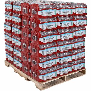 Crystal Geyser Alpine Bottled Spring Water - 16.90 fl oz (500 mL) - Natural - 2 / Pallet