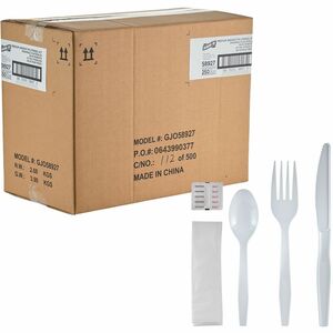 Genuine Joe 6-Piece Medium-Weight Utensil Kit