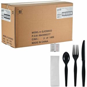 Genuine Joe 6-Piece Heavyweight Utensil Kit