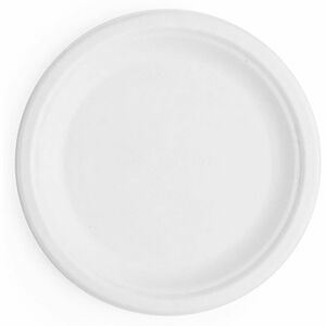 Vegware Nourish 7in Plate, White Molded Fiber