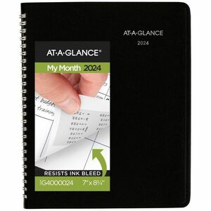 At-A-Glance DayMinder Monthly Planner - Julian Dates - Monthly - 1 Year - January 2022 till December 2022 - 1 Month Double Page Layout - 6 7/8" x 8 3/4" Sheet Size - Wire Boun