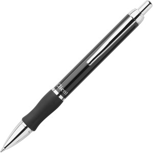 Pentel Client Retractable Ballpoint Pens - Medium Pen Point - 1 mm Pen Point Size - Refillable - Retractable - Black - Black Barrel - 1 Each