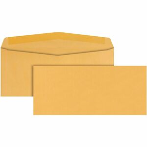 Quality Park No. 12 Envelopes - Business - #12 - 4 3/4" Width x 11" Length - 28 lb - Adhesive - Kraft - 500 / Box - Kraft
