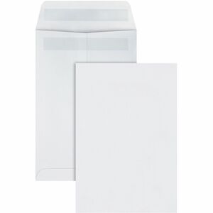 Quality Park Redi-Seal White Catalog Envelopes - Catalog - #1 3/4 - 6 1/2" Width x 9 1/2" Length - 24 lb - Self-sealing - 100 / Box - White