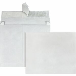 Survivor® 10 x 15 x 2 DuPont Tyvek Expansion Mailers with Self-Seal Closure - Expansion - 10" Width x 15" Length - 2" Gusset - 18 lb - Peel & Seal - Tyvek - 100 / Carton - Whi