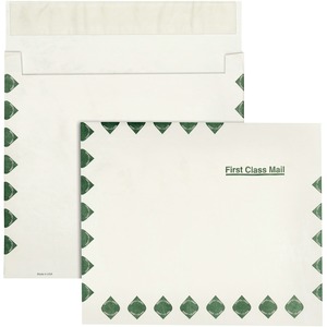 Quality Park Tyvek Expansion First Class Envelope - First Class Mail - 10" Width x 13" Length - 2" Gusset - 14 lb - Self-sealing - Tyvek - 100 / Carton - White