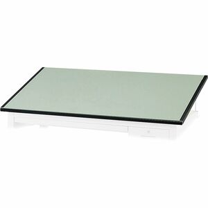 Safco Precision Drafting Table Top - Green Rectangle, Melamine Top - Enamel Base - 37.50" Table Top Length x 60" Table Top Width x 1" Table Top Thickness - Assembly Required -