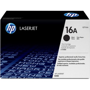 HP 16A Toner Cartridge - Black - Laser - 12000 Page - 1 Each