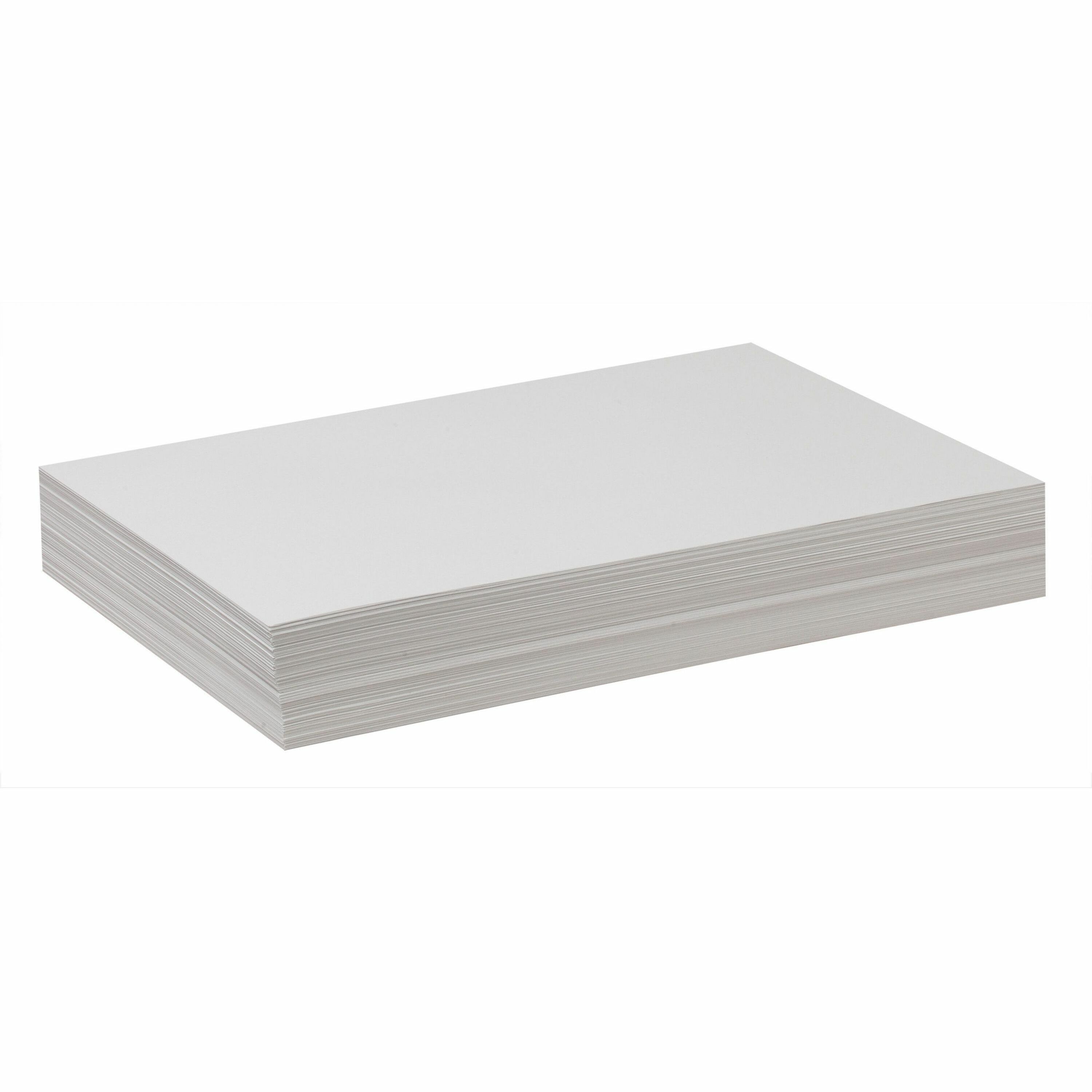 Pacon Plain White Newsprint Paper 12 x 18 Pack Of 500 Sheets