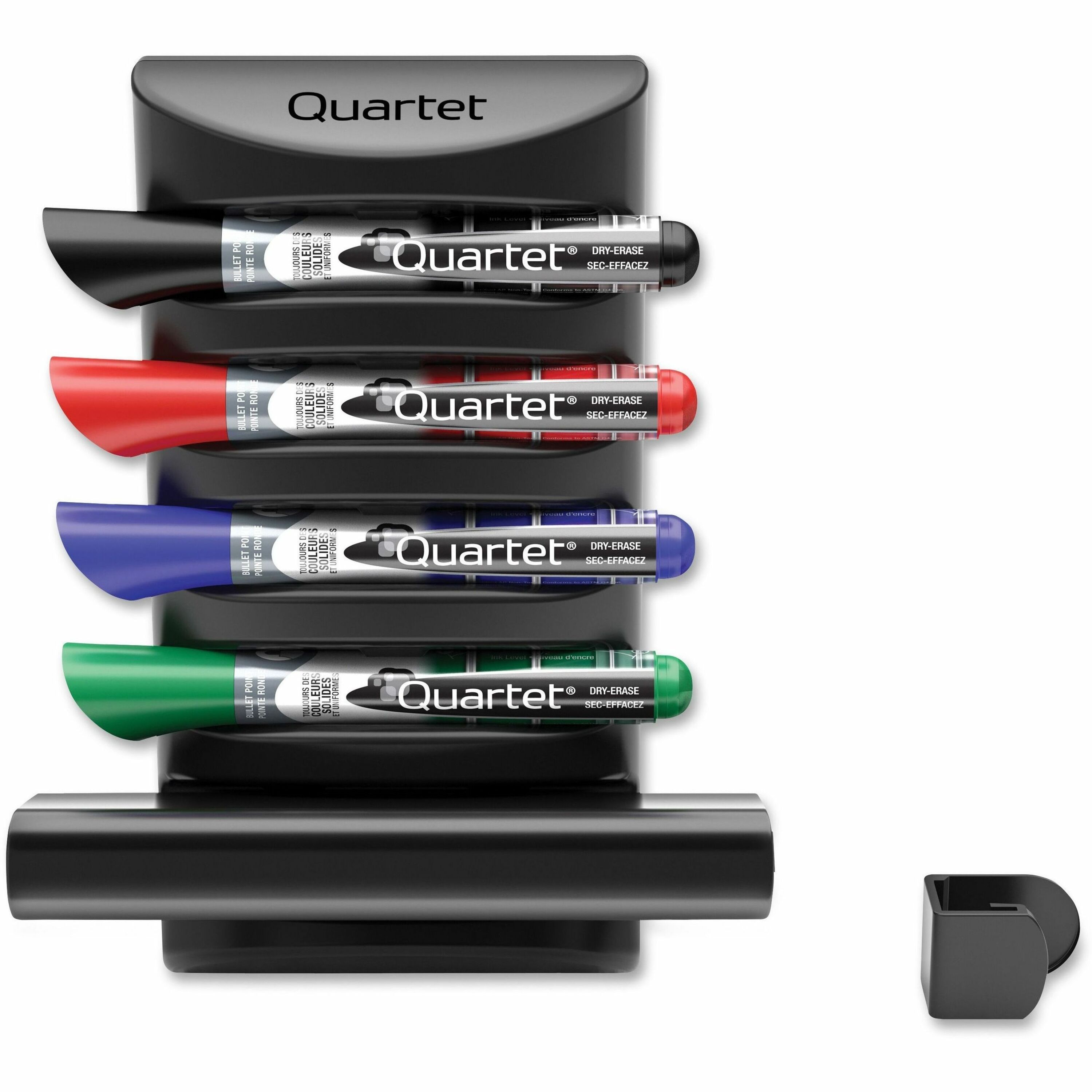 Quartet Glass Board Dry Erase Markers, Premium, Bullet Tip, Assorted  Colors, 4 Pack (79552)