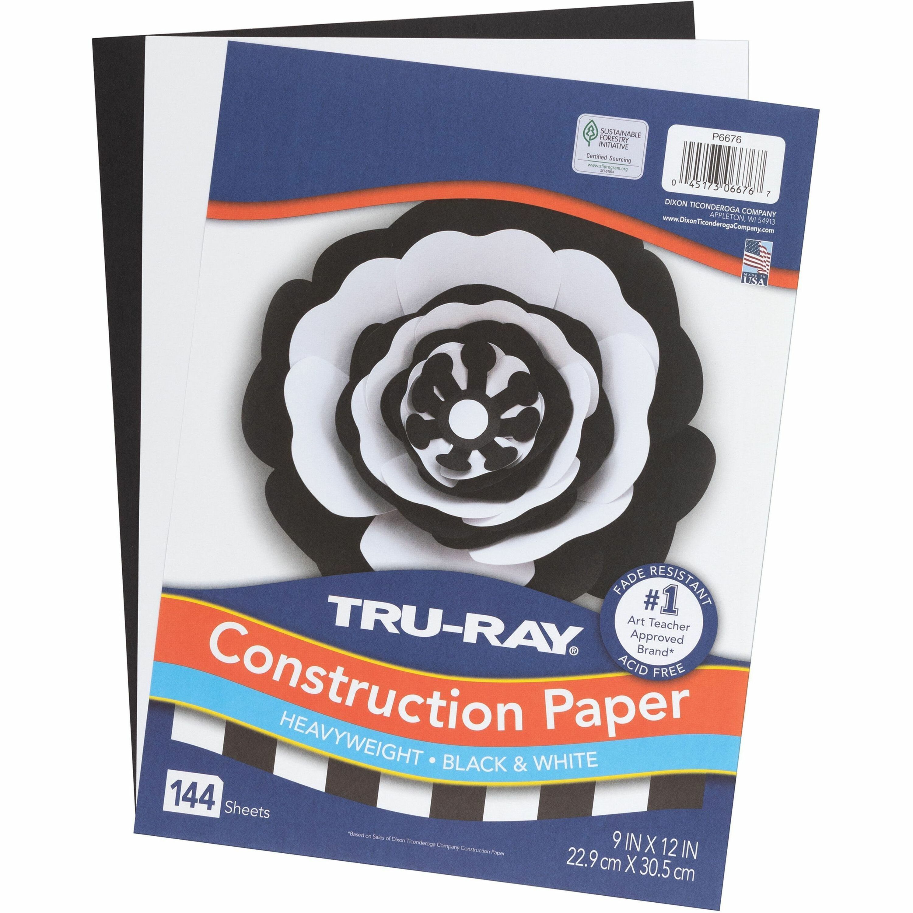 TruRay Construction Paper Art Project, Craft Project 12"Width x 18