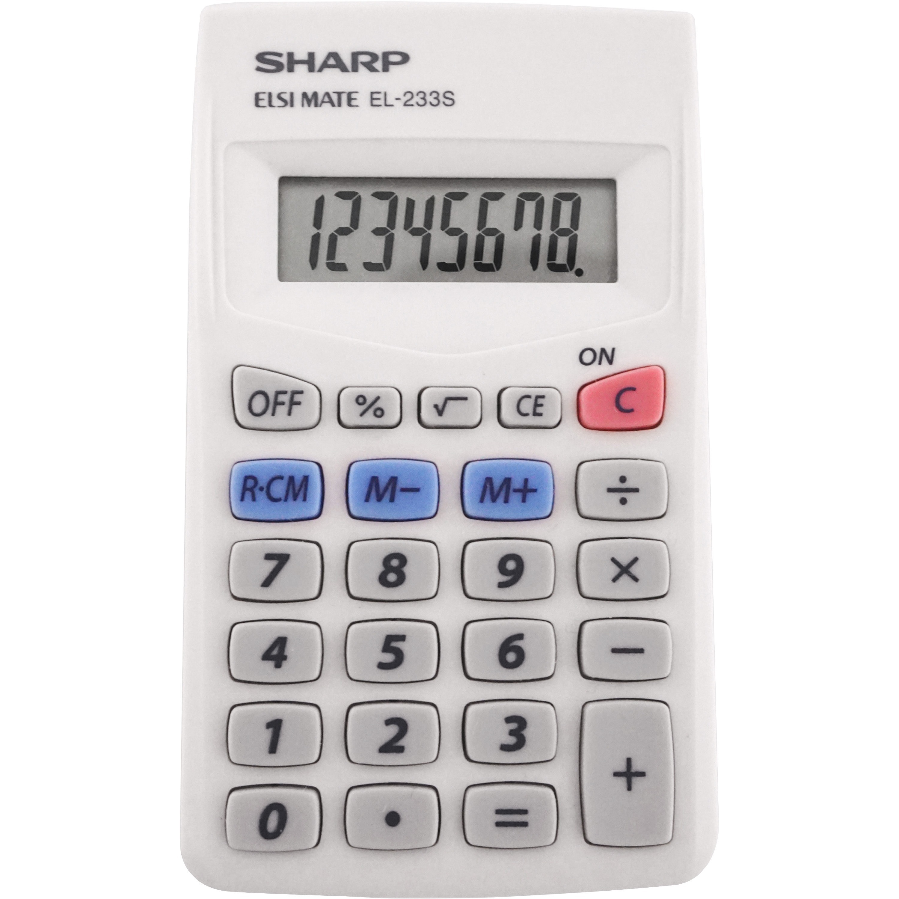 Sharp Calculators EL-233SB 8-Digit Pocket Calculator - Auto Power