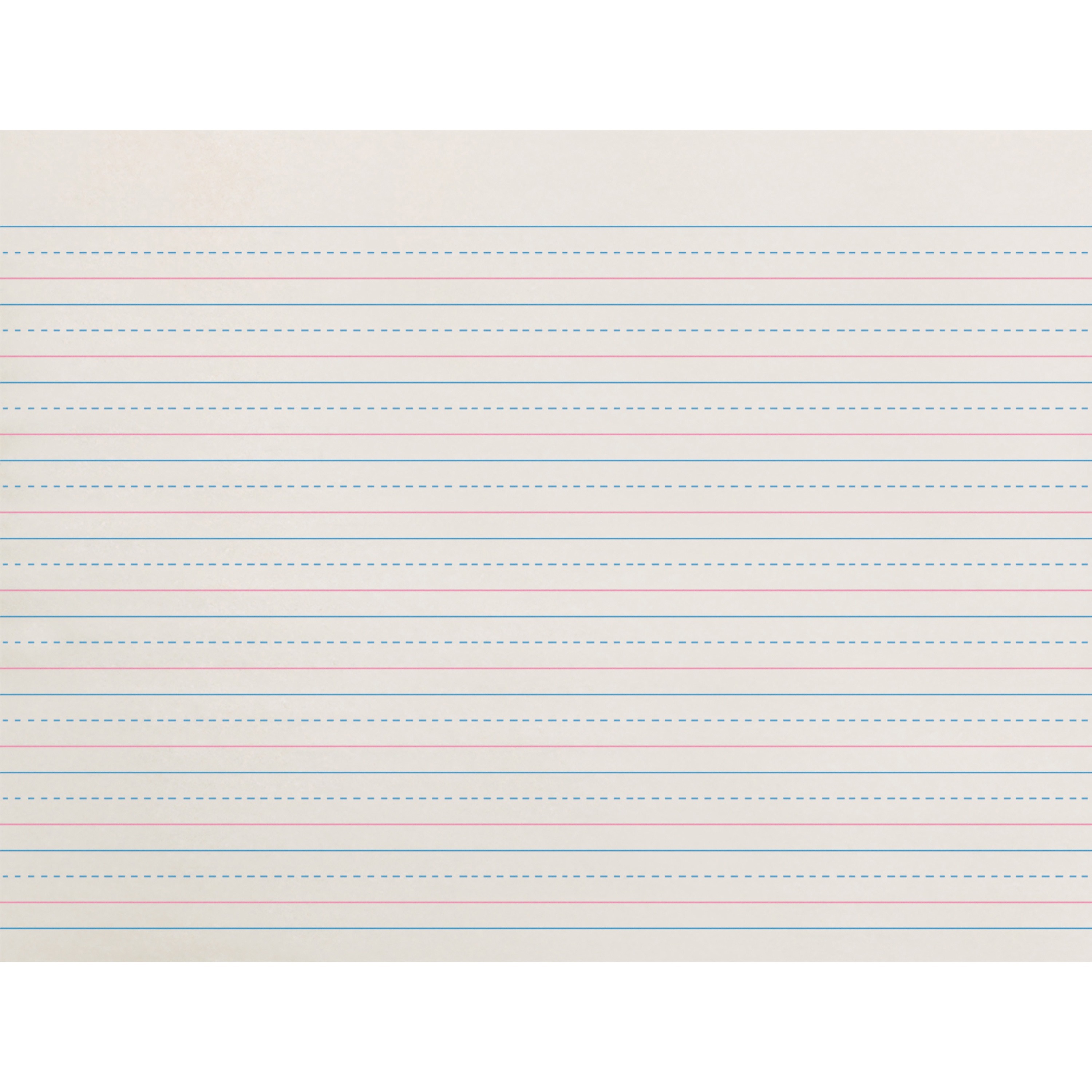 School Smart Sulphite Long Way Skip-A-Line Writing Paper, 10.5 x 8 - 500 sheets
