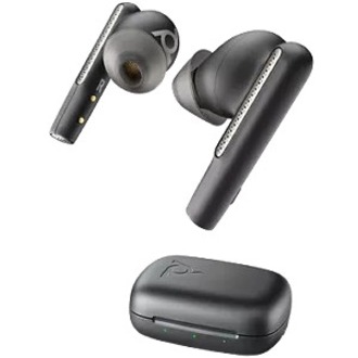 Voyager Free 60 Bluetooth Black Earbuds +Basic Charge Case