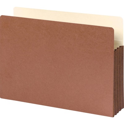 $$ Smead File Pocket, 3-1/2Exp, Straight Cut, 14-3/4×9-1/2,Redrope ...