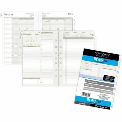  2024 Monthly Planner Refill 5-1/2 x 8-1/2, Runs