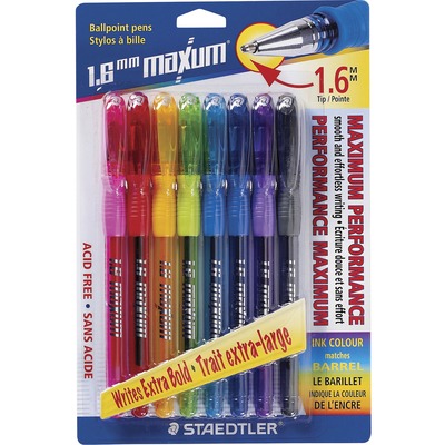 Cobee Lot de 6 stylos à bille multicolores 6 en 1, stylos à bille