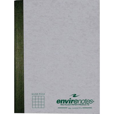 Roaring Spring Environotes 5x5 Graph Ruled Recycled Composition Book with Sustainable Paper ROA77271
