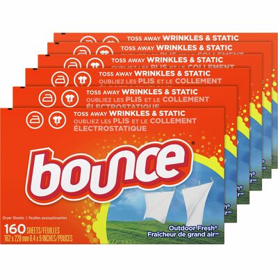 Bounce Fabric Softener Sheets, Outdoor Fresh Scent, 80 ct