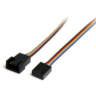 StarTech.com 12in 4 Pin Fan Power Extension Cable - For CPU Fan - 12 ...