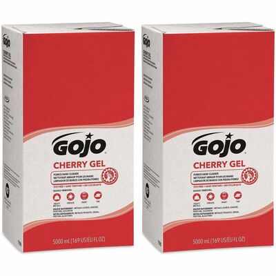 Cherry Gel Pumice Hand Cleaner, 5000 ml Refill - Short and Simple