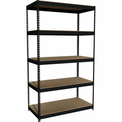 Safco Heavy duty Boltless Steel Shelving Unit 5 Tiers 72 Height x